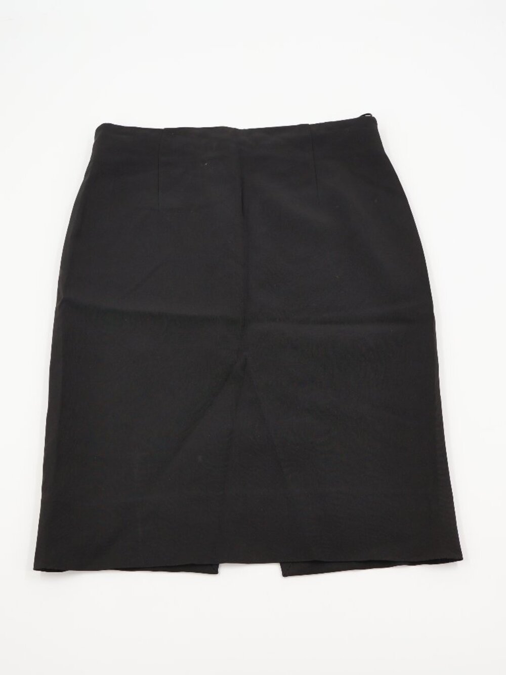 Moschino Pencil Skirt Womens Size 8 Black Italian Tailored High Waist Slit